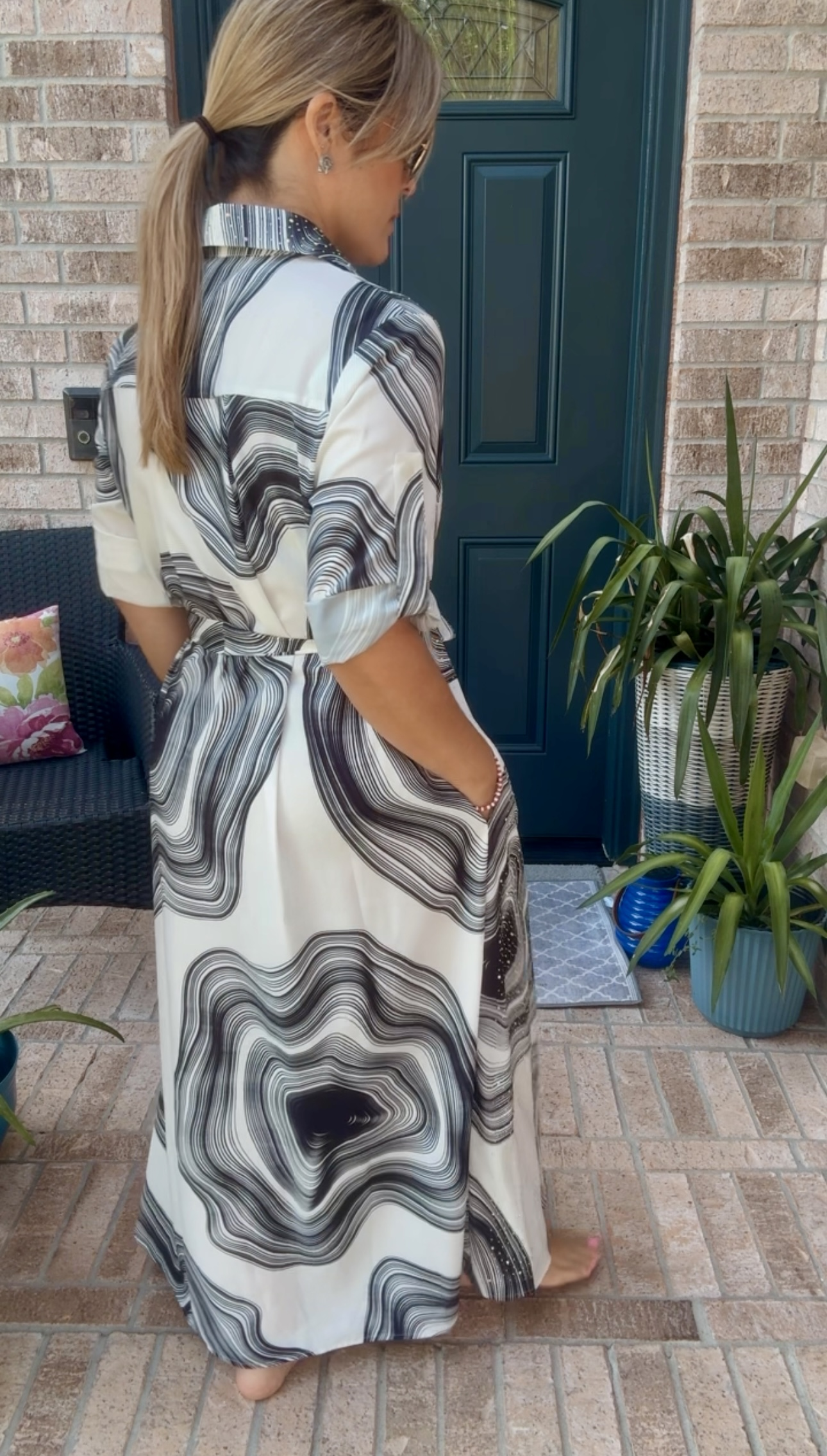 Black & White Maxi Camisero